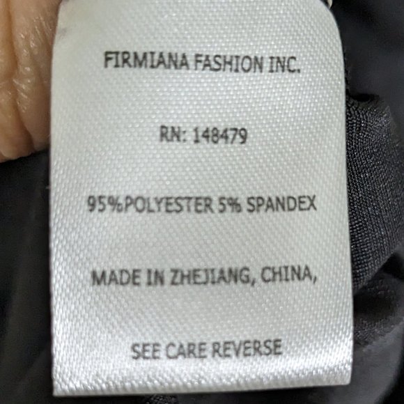 NWT Lily by Firmiana Women's Long Sleeve Black Tunic Top - Picture 3 of 7